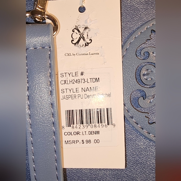 CXL Christian Lacroix Jasper Barrel Satchel Crossbody Handbag - Picture 10 of 10